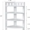 US-amerikanische Lager 4-Tier-Lagerhalter Ecke Regal Ladder Stand Bücherregal für Wohnzimmer Badezimmer Dusche Organizer Wasserdichte Dusche CAD2487