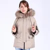 NIEUW HOGE KWALITEIT RASSEN BONE Winterjas Vrouwen plus maat Casual bio pluis dikke Parka Hooded Warm Winter Lagen Outerwear 200928