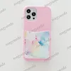 Moda Tasarımcı İPhone 15 15 PRO 14 14 PRO 14PLUS 13 13PRO 12 12PRO 11 11 PRO Max Xs XSMAX Graffiti Baskı Kartı Tutucu Deri Kılıf Lüks Cep Telefonu Kılıfları