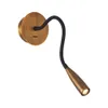 Tokili LED LED GOOSENECK Lâmpada de parede SCENCE 3W Bronze preto/Brass escovado