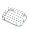 Edelstahl Kleiner quadratischer Seife Netto Seifenschicht Rack Seifenkasten Badezimmer-Hardware-Anhänger benutzerdefinierte heißer Verkauf LJ201211