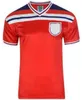 Angleterre Retro Coupe du monde Jersey 1982 1994 1998 2002 SHEARER BECKHAM JERSEY 1990 1989 maillot de football Gerrard Scholes Owen 1980 HESKEY