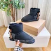 2021 Classic Australia Wgg Mulheres Plataforma Womens Boot Meninas Lady Bailey Bow inverno neve neve meio joelho botas curtas Eur36-40 HGAB #