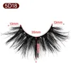 25mm 5D vison cheveux faux cils vison cheveux épais longs cils 5D01 5D06 5D181616150