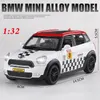 132 Mini Car Mini Countryman Diecast Alloy Metal Car Model для Mini Coopers Model ОТКЛЮЧЕНИЕ Автомобильные автомобили Miniature Scale 210127175900