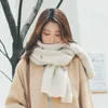 Scarves 2021 Autumn And Winter Imitation Cashmere Double-sided Embroidered Pineapple Scarf Women's Warm Net Red Shawl1