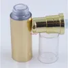 10pcs 5ml Gold Mist Spray Bottle Essential Oil Dropper Glass Silver Lotion DIY Refillable Bottleshipping