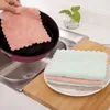 10PCS/Set Cleaning Rags Patchwork Kitchen s for Dishes Microfiber Water Absorption Bowl Plate Cleaning Cloth T200612