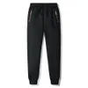 Pantalon de survêtement épais doublé de fourrure d'hiver pour hommes, pantalon de course en polaire, chaud, grande taille 8XL 201221