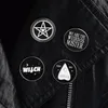 Sorcière émail broches étoile lune OUIJA oui ou non bizarres monsieur personnalisé foncé broche Denim chemise boucle Badges cadeau ami