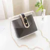 Japan and South Korea fashion child and mother bag PVC transparent jelly chain bag Single Shoulder Messenger women's bag 034