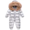 children clothing winter overalls for kids down jacket boy outerwear coat thick snowsuit baby girl clothes parka infant overcoat LJ201023