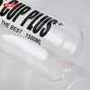 AIWILL Bouteille d'eau en verre 2000ml / 1500ml / 1000ml / 600ml extérieur Transparent portable bouteilles en verre de grande capacité cadeau avec sac 201105