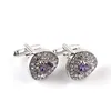 قميص الأعمال الرسمي Zircon Diamond Cuff Links Fashion حفل زفاف أزرار أزرار أزرار الأزرار الإرادة و Sandy