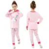 Nieuwe Baby Unicorn Pyjama's Kid Cartoon Homewear Sets Lange Mouwen Broek Nachtkleding Herfst Kleding voor Jongen Meisje