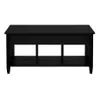 US stock Lift Top Coffee Table Modern Furniture living room Hidden Compartment And Lift Tabletop Black a36 a11 a24293A