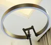 最新のモダンなLEDフロアランプ最新の床照明ノルディックライトLEDスタンディングライトリビングルーム屋内照明242i