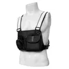 Tactisch vest Chest Rig Tas Packs verstelbare radiokarnas holster walkie talkie pouch sport outdoor reflecterende strip oxford pack263g