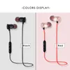 M5 Bluetooth-hoofdtelefoon Magnetic Metal Wireless Running Sport Oortelefoons Oorset met Mic Mp3 Earbud BT 4.1 voor Samsung LG Smartphone