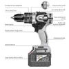 21-V-Akku-Bohrhammer, bürstenloser Schlagbohrschrauber in Industriequalität, 1/2-Zoll-Metallbohrfutter mit automatischer Verriegelung, 2000-Ah-Akku, T200324