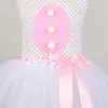 Baby Girls Easter Bunny Tutu Dress for Kids Rabbit Cosplay Costumes Toddler Girl Birthday Party Tulle outfit semesterkläder 220314