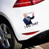 NEWLet's Go Brandon Flags Sticker For Car Trump Prank Biden PVC Stickers Funny Sticker That's All Me I Did That RRD12887