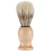 Nylonmaterial Woody Beard Brush Borstles Shave Tool Man Man Rakborste duschrumstillbehör Clean Home 5WM N23463610