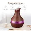 300ml USB Aroma Ultrasonic Air Humidifier Wood Grain with RGB 7colors LED Light Essential Oil Diffuser Electric Mist Maker for Homea27