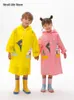 Children039s Long Rain Coat Boys and Girls Rain Jacket Waterproof Children Raincoat Poncho Big Yellow Plastic Capa de Chuva Gift ID5837045