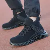 İş Ayakkabıları Su Geçirmez Nefes Alabilir SRA SRIP EVA Dört Sezon Güvenlik Ayakkabıları Çelik Toe Ponksproof Y200915