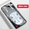 Coque de téléphone en verre trempé pour voiture de course, mini cooper, pour apple iphone 12mini 12 11 pro max 6 6s 7 8 plus X XR XS MAM SE2 SAMSUNG 5479026