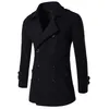 2020 Automne Hiver Veste Hommes Peacoat Hommes Vestes et manteaux Homme Marque Vêtements Chaqueta Hombre Mélanges de laine Hommes Trench M XXL LJ201110