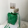 Neue Mini Kordelzug Eimer Tasche Luxus Designer frauen Schulter Tasche Patent Leder Kleine Handtaschen Mode Umhängetasche