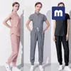 Zweiteilige Damen-Hose, Damen-Bekleidungsoberteil + Hose, Herren-Krankenhausuniform, OP-Bekleidungshemd, Kurzarm-Krankenschwesteruniform, Pet Grey's Anatomy, Arzt-Arbeitskleidung