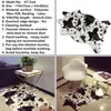 Creative Zebra / vaca 3D Impresso Tapetes para sala de estar Anti-deslizamento Animal bonito tapetes de tapetes de assoalho Tapetes de assoalho Capacete Área do porta-área TRANG 201228