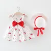 Babymeisjes kleding babymeisjes kleren set outfit baby boho stijl zomer strand outfit klederkleed broek hoed lj201221