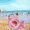 Outras piscinas SpasHG Mermaid Lifebuoy Anel de natação para adulto inflável flutuador círculo de natação piscina praia festa brinquedos verão esportes aquáticos WH0461