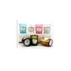 7 Flavors Vidro perfumado de vidro Candle sem fuma