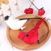 装飾的なオブジェクト置物1個の創造的な泡の羽の人工的なオウム模造鳥モデル家のアウトドア園の結婚式の装飾orn