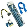 Ver 008C PCIe 1x to 16x Express Riser Card Graphic Pcie Riser Extender 60cm USB 30 Cable SATA to 6Pin Power for BTC mining8804426