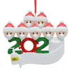 2020クリスマスツリーファミリーペンダント私達が宿泊する宿泊施設樹脂雪だるま飾りホット販売DIY 9 5ZN J2