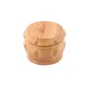 Wooden Drum Grinder Wood Matel Herb Grinders 2 Type 40mm/50mm/63mm 4 Layers Tobacco Grinder Cursher Grinder HHA3337