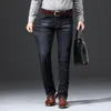 2020 Nowy Design Dżinsy Męskie Spodnie Bawełniane Deność Klasyczne Spodnie Casual Stretch Slim Wysokiej Jakości Czarny Niebieski Multiple Style LJ200911