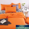 Unihome Luxury Zebra Full / Queen Duvet Cover Set 300 Trådräkning Fiber Reactive Prints Bedding Set Orange