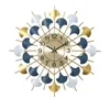 Büyük Arapça Duvar Saati Modern Tasarım Lüks Demir Yenilik Duvar Saati Yaratıcı Metal Oturma Odası Reloj de Pared Ev Dekor ZP50WC H1230