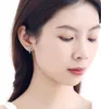 Hoop Huggie 2021 argent couleur Zircon belle nœud papillon mode boucles d'oreilles pour enfants enfant filles boucle d'oreille femmes bijoux1