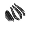 4PCS/set RHD Carbon Fiber Texture Car Front Rear Left / Right Interior Door Handle Inner Panel Pull Cover For BMW X3 X4 F25 F26