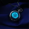 Pendentif Colliers 2021 Maxi Collares Collier Supernatural Sam Dean Winchester Montre de poche Collier Bijoux Verre Cabochon Pendan3995518