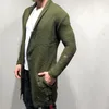 Blusas Masculinas Moda Masculina Suéter Plus Size Sólido Elegante Inverno Harajuku Cardigan Casual Decote em V Lã Padrão Solto E Confortável