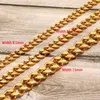 18K Gold Plated Dog Collar Stainless Steel Choke Dog Chain for German Shepherd Metal Leash Pet Accessories for Large Dogs 10A 2011287u